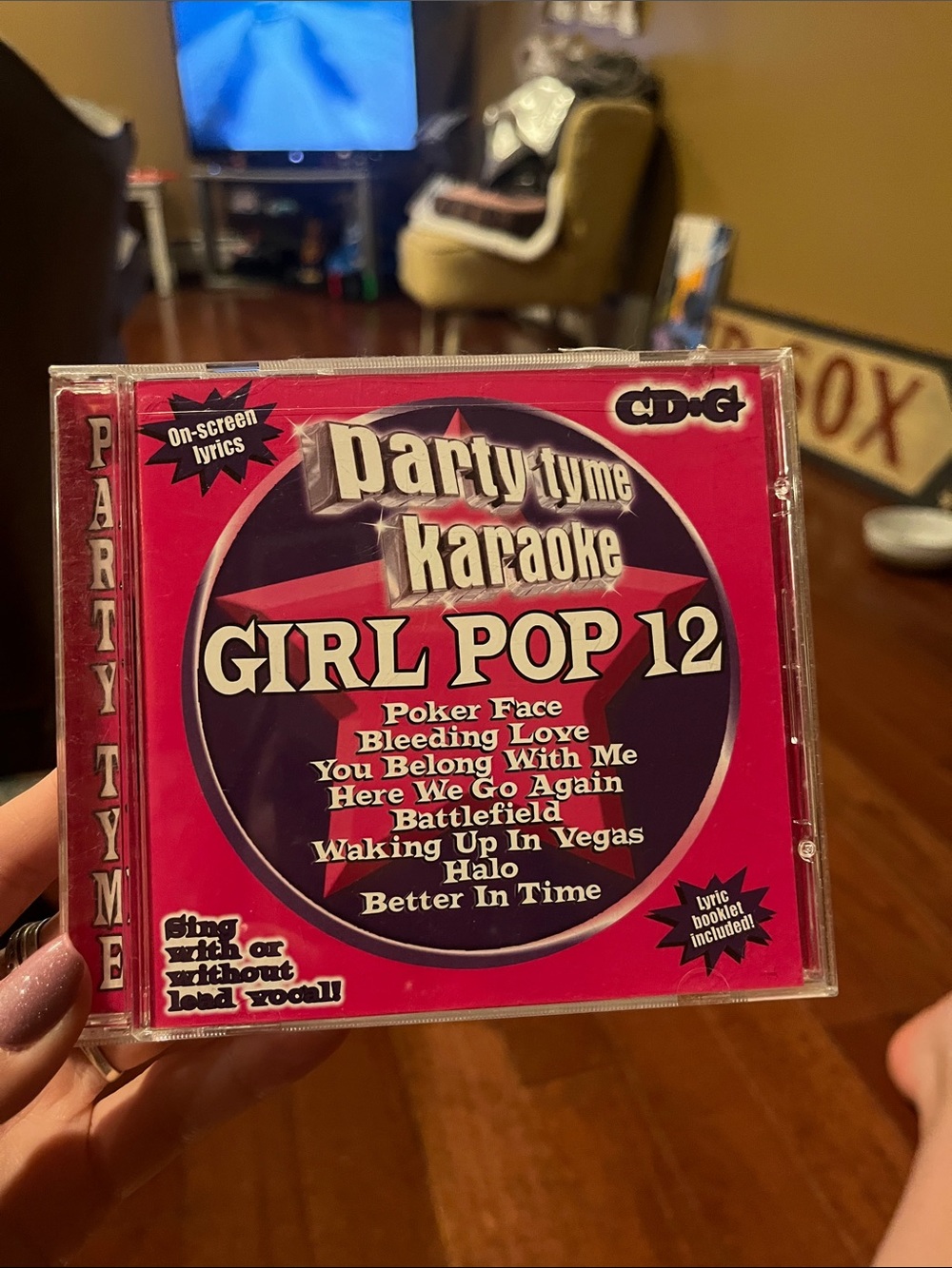 Party Tyme Karaoke Girl Pop 12 CDG - Pink